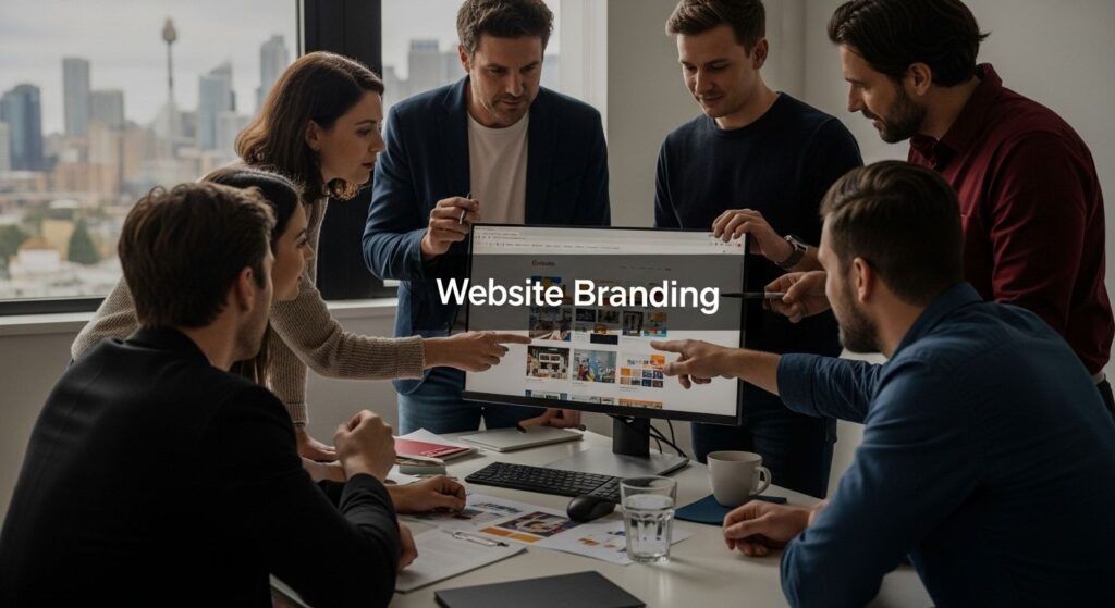 website branding process