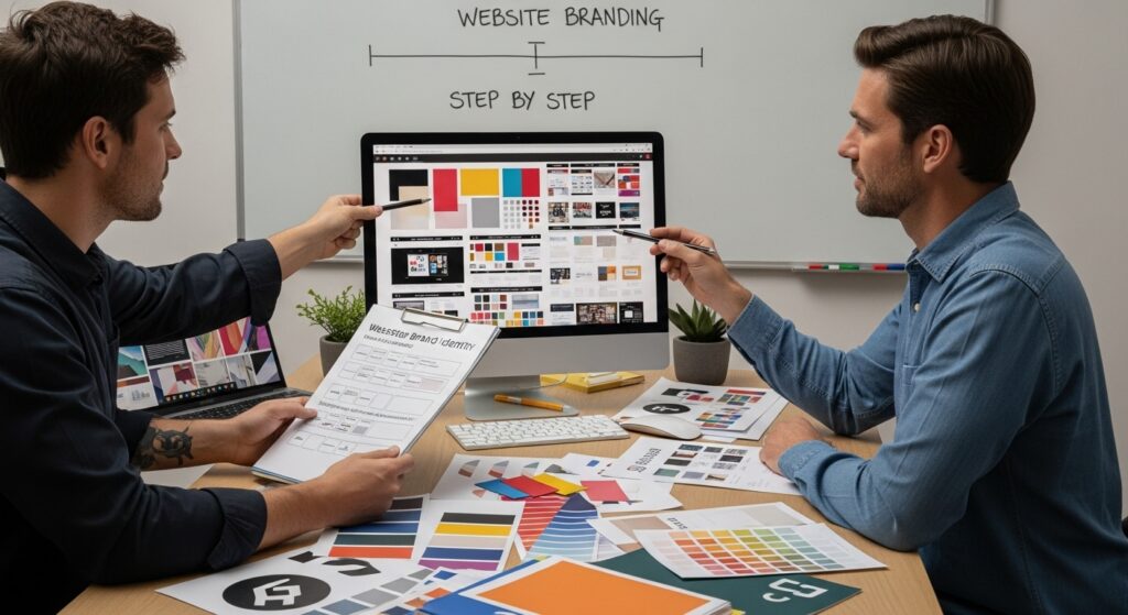 website branding process