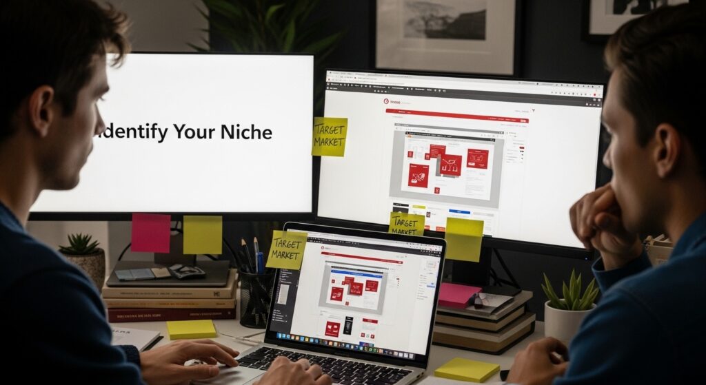 identify niche web design