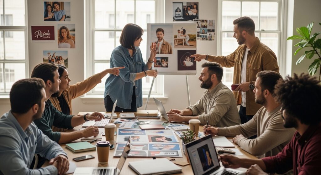 brand storytelling, creative teamwork, marketing strategy