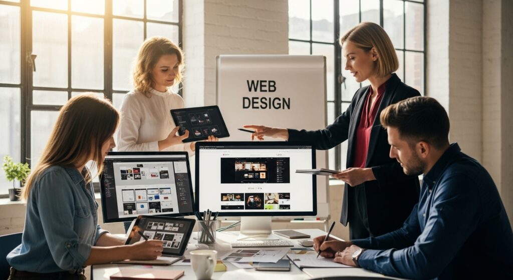 web design teamwork