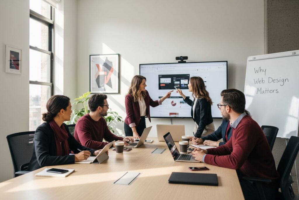 business team web design