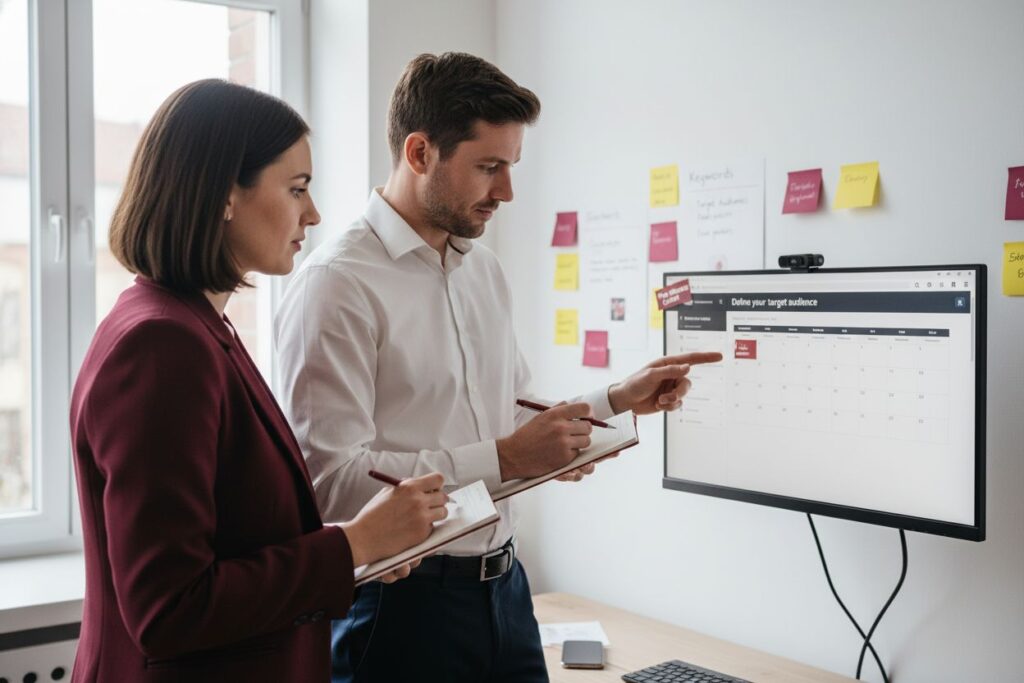 website content planning