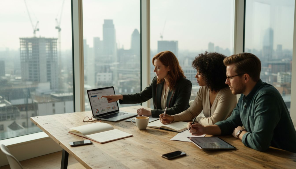 Digital agency team in Australian office setting