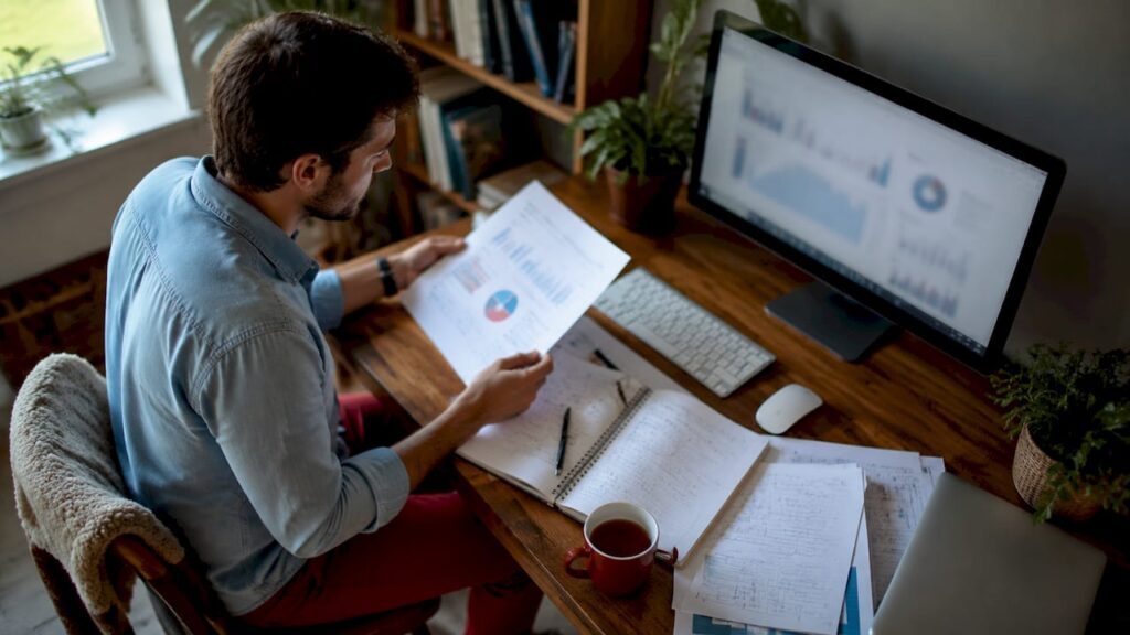 SEO analyst focused on ranking metrics
