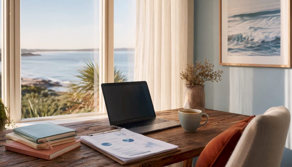 Home office setup for local SEO research